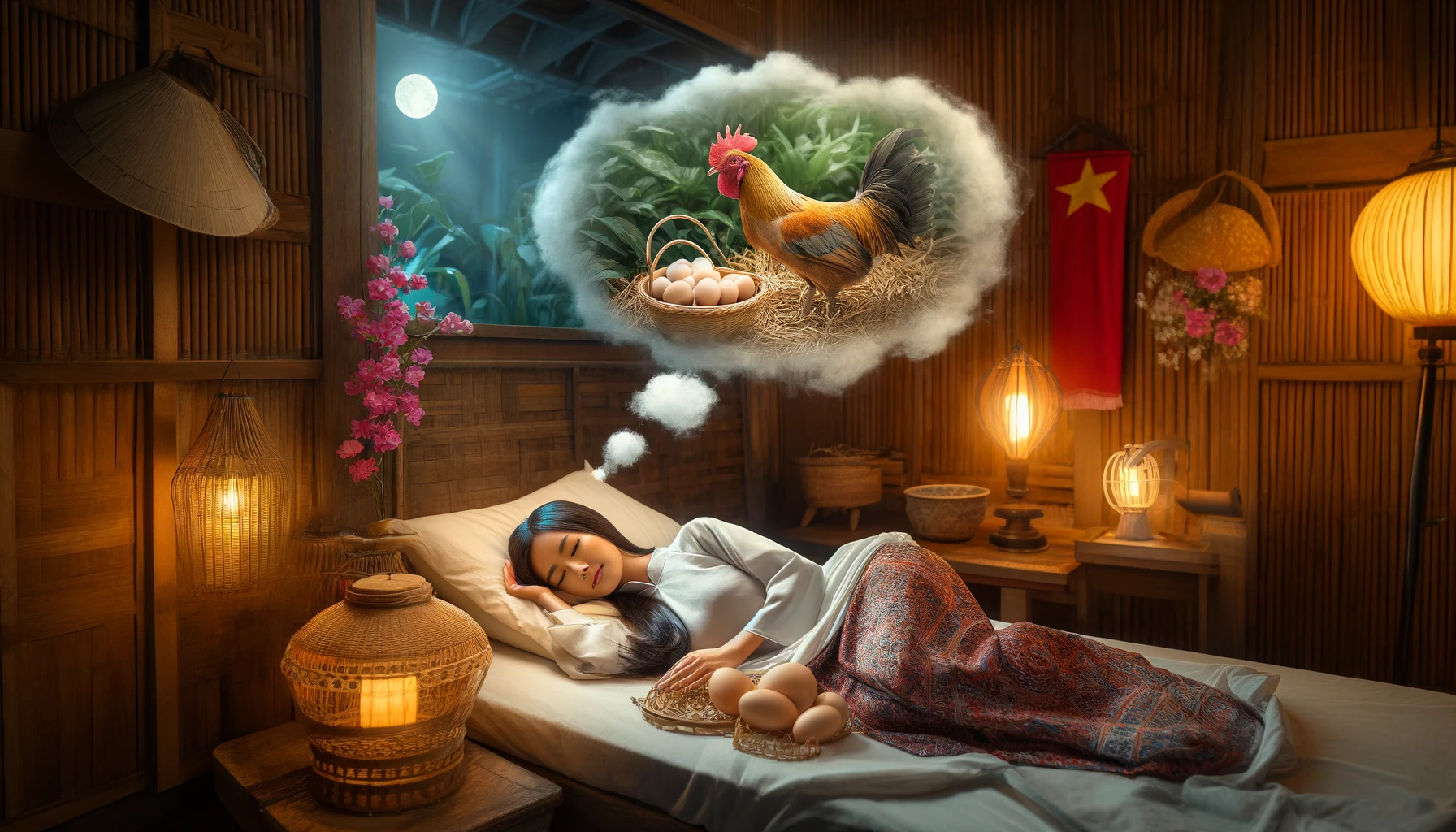 Decoding specific dreams about free-range chickens